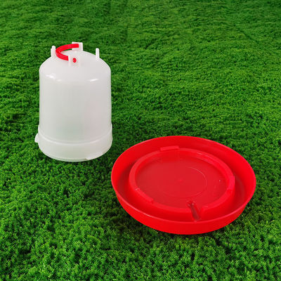 2L Red Cone Shape Plastic Water Feeder Anti Drip Watering Solution for Constant Water Supply