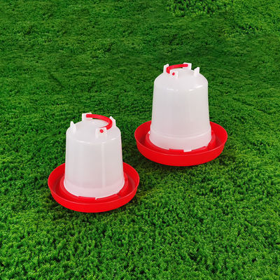 2L Red Cone Shape Plastic Water Feeder Anti Drip Watering Solution for Constant Water Supply