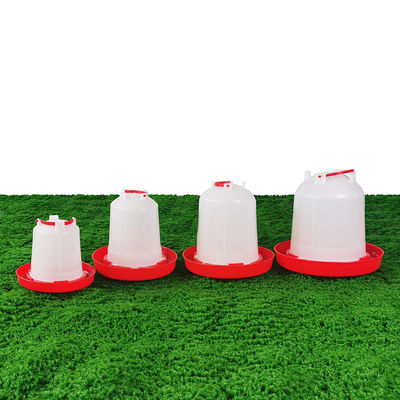 Tradition Plastic Automatic Rooster 5L Drinking Devices Cone Shape Cylindrical Water Feeder Long Lasting