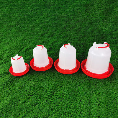 Tradition Plastic Automatic Rooster 5L Drinking Devices Cone Shape Cylindrical Water Feeder Long Lasting