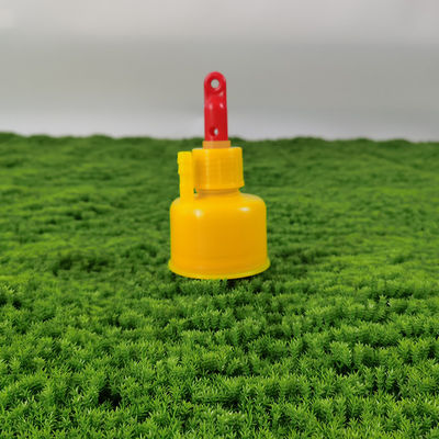 37.5cm X 36.5cm Cylindrical Bird Watering Dispensers Cone Shape Plastic Anti Drip Watering