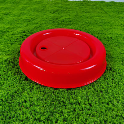 37.5cm X 36.5cm Cylindrical Bird Watering Dispensers Cone Shape Plastic Anti Drip Watering