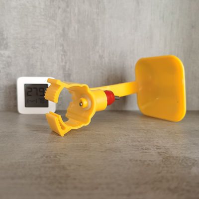 Red And Yellow Nipple Suspension Cup For Suspension Fixed In Chicken Cage