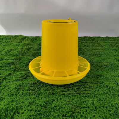 Plastic Poultry Feed Bucket Suitable For Poultry Farming In Red Yellow