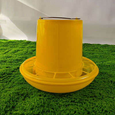 Poultry Fodder Container Bucket Storage Solution Durable Red Yellow Container