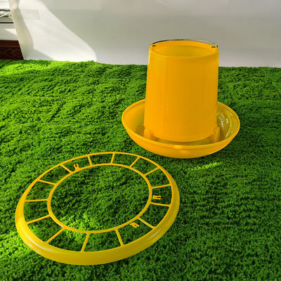 Poultry Fodder Container Bucket Storage Solution Durable Red Yellow Container