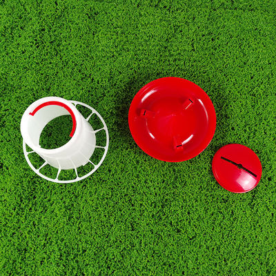 Waterproof Plastic Cylinder Feeder Accessories Maximize Poultry Farm Potential
