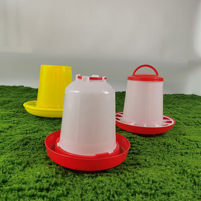 Freestanding Cylinder Poultry Feeder For Chickens Ducks Geese Turkeys