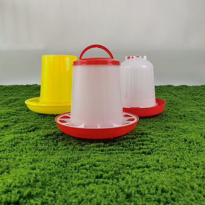 Freestanding Cylinder Poultry Feeder For Chickens Ducks Geese Turkeys