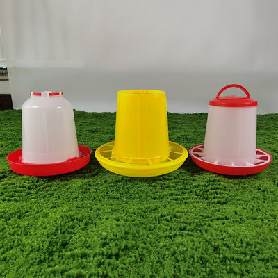 Freestanding Cylinder Poultry Feeder For Chickens Ducks Geese Turkeys
