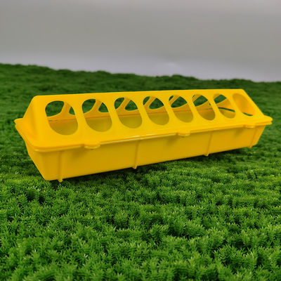 Modern Rectangle Poultry Food Trough Easy To Clean No Sharp Edges All Poultry Safe