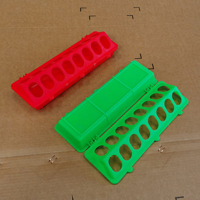 Standard Capacity Rectangle Poultry Meal Trough Convenient Feed Saver For Farms Easy Clean Up