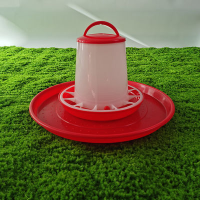 Circular Plastic Circular Feed Tray - Durability Lightweight Standard Capacity Farm/Retail Friendly