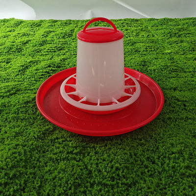 Portable Durability Chicken Feeding Tray for Farms Retail - Lightweight Red