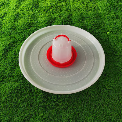 Circular Poultry Feeding Tray Easy Clean Disinfect Durability Lightweight Farms Retail