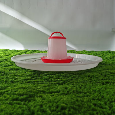 Long Life span Circular Plastic Poultry Feed Tray Durability Standard Capacity