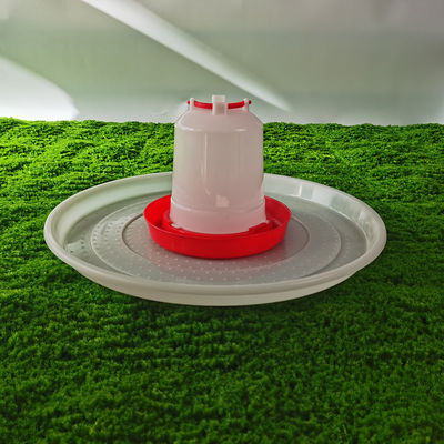 Long Life span Circular Plastic Poultry Feed Tray Durability Standard Capacity