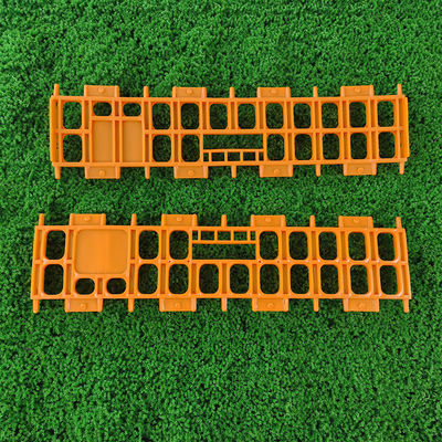 Yellow White Lightweight Poultry Transport Cages Easy Assembly For Chicken Farm