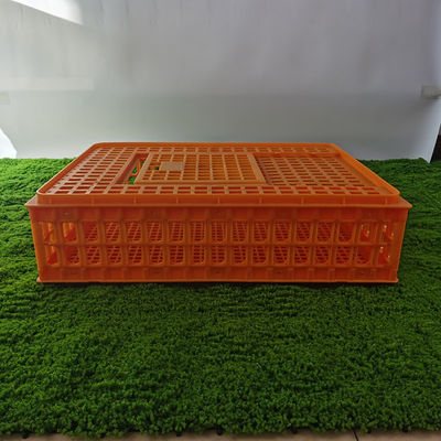 Sturdy Poultry Transport Cage Secure Locking System Easy To Clean Chicken Farm Carrier Box