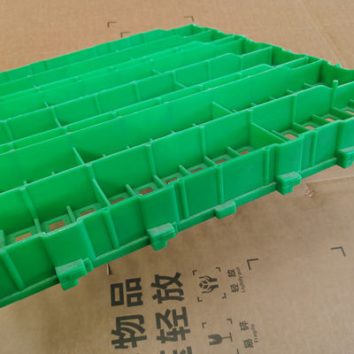 Leakage Resistant Rectangular Livestock Manure Plate With Contoured Edges