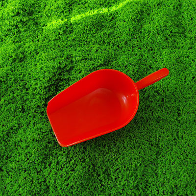 Durable Orange Plastic Feeding Tools Poultry Feeder Easy To Clean Eco Friendly Scoop For Animals