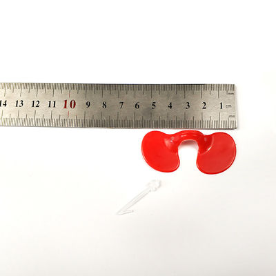 Sturdy Red Plastic Anti Pecking Eye Mask For Chickens Prevents Blindness Farm/Retail Use