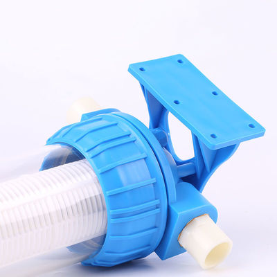 Round Blue Chicken Feeder - Standard Weight Poultry Feeding Accessory