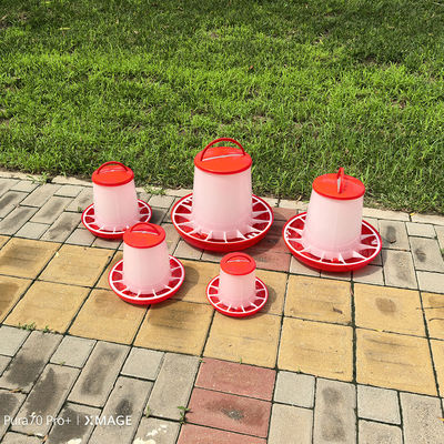 10L Plastic Poultry Feeder Large Capacity Easy Cleaning Automatic Chicken Feeders