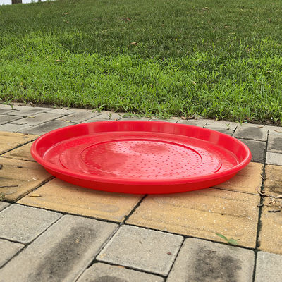 Circular Plastic Chicken Feeding Trays Enhanced Feed Efficiency Long Life Span