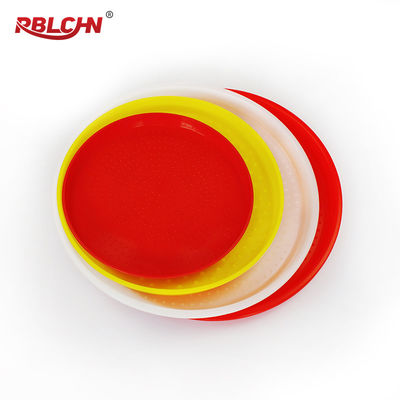 Circular Plastic Chicken Feeding Trays Sturdy And Durable