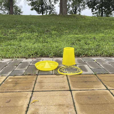 No Waste Chicken Feeder durable feed bucket Standard Plastic