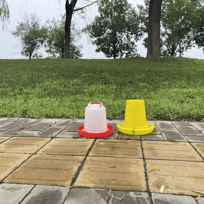 Cone Shaped Plastic Chicken Drinker Durable Red Water Supply For Birds