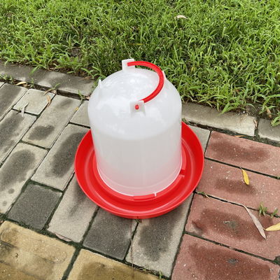 Cylindrical Poultry Drinker For Broiler Watering Lines Hydration Station Water Feeders