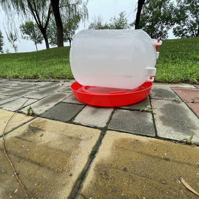 Cylindrical Poultry Drinker For Broiler Watering Lines Hydration Station Water Feeders