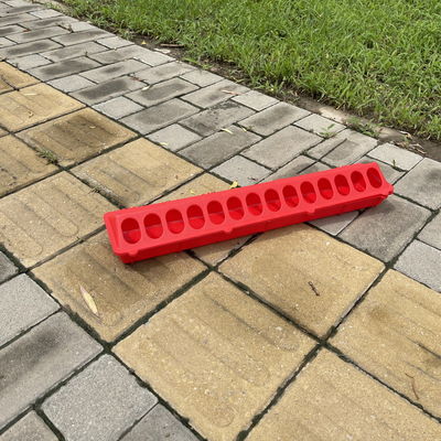 Easy Clean Rectangle Chicken Feed Trough High Durability