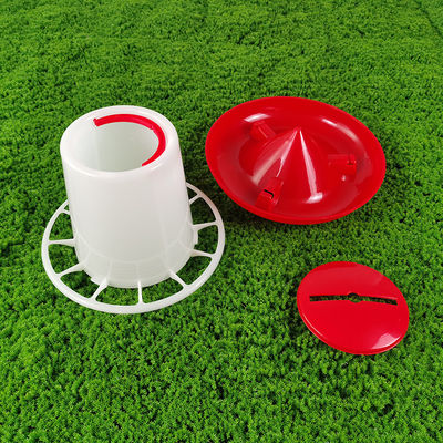 Freestanding Modern Fowl Feeding Tool For Chickens Ducks And Geese - 2.5L Capacity