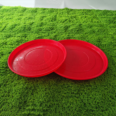 Circular Plastic Chicken Feeding Tray for Long Life span Breeding Chickens