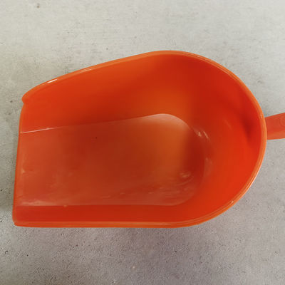 Durable Orange Plastic Feeding Tools Poultry Feeder Easy To Clean Eco Friendly Scoop For Animals