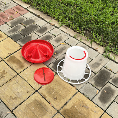 3Kg Farm Equipment Animal Poultry Broiler Automatic Feeding Plastic Chicken Drinkers And Feeders